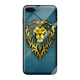 Ốp kính cường lực cho iPhone 8 Plus sư tử 2 - Hàng chính hãng
