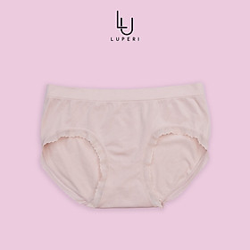 Quần Lót Nữ Lưng Cao Không Đường May LUPERI LU3QL755 Sợi Dệt Liền Co Giãn Mềm Mại Mát Mịn Dành Cho Người Béo Vòng Mông To