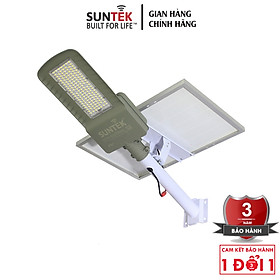 Đèn Đường Năng Lượng Mặt Trời SUNTEK DA-03 Solar Street Light 300W - Chip Led SMD 5054 | 3000 Lumen | Sáng 20 giờ liên tục | Tự động Bật/Tắt | Điều khiển Từ Xa | Chống Nước/Bụi/Sét - Hàng Chính Hãng