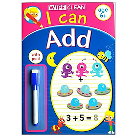 [Download Sách] Wipe Clean I Can Add - Book With Pen Age 6+