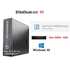 Mua Máy tính đồng bộ Elite 600g2 ( Intel Core i3-6100 Processor 3M Cache  3.70 GHz / Ram DDR4 - 4GB / SSD 240GB ) chạy siêu nhanh Dùng học tập - làm việc - HÀNG CHÍNH HÃNG