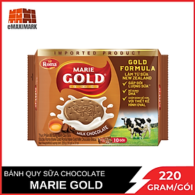 Bánh Quy Sữa Chocolate Marie Gold Gói 220g