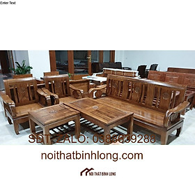 Bộ bàn ghế phòng khách thiết kế hoài cổ sang trọng - Nội thất phòng khách - nội thất sang trọng