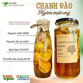 Mua  1 LÍT  Mật ong ngâm chanh đào đường phèn CAO FOOD nguyên chất 100% - Nông sản nhà làm cao cấp  sạch & chất lượng