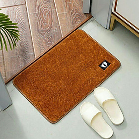 Mua Thảm chùi chân NỈ thấm hút tốt KHỔ 40*60cm thảm lau chân