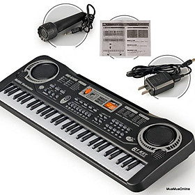 Mua Đồ Chơi Trẻ Em Đàn Piano Cho Bé 61 Phím Tặng Kèm Sạc Và Mic