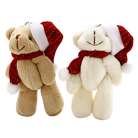 Móc Khóa Gấu Đứng Noel Thanh Trà 5850 - Mẫu Ngẫu Nhiên