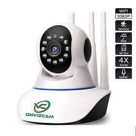 Mua Camera ip Wifi Carecam 3 Anten 2.0MP - Full HD 1080P Chính hãng - Xoay 360 Độ