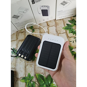 Mua Pin Sạc Dự Phòng Năng Lượng Mặt Trời Power Bank Dung Lượng Chuẩn 10000mAh