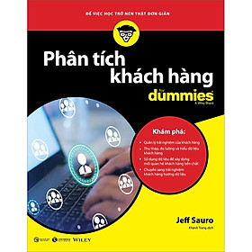 Hình ảnh sách Phân Tích Khách Hàng For Dummies