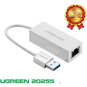 Cáp Chuyển Đổi Ugreen USB 3.0 Sang RJ45 20255 (Đen) - Hàng Chính Hãng