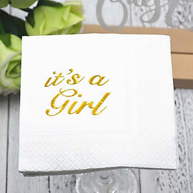 5x Paper Napkin for Wedding Birthday Baby Shower Party