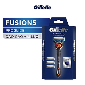 Bộ Gillette Fusion Prolige cao cấp (Hộp Dao cạo + 4 Lưỡi)