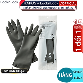 Mua Găng tay rửa chén cao su tự nhiên Lock&Lock ETM830 ETM831 ETM832 - Hàng chính hãng - Hapos