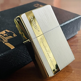 Mua Vỏ Hột Quẹt Bật Lửa Xăng Đá Zorro Z91329 Thiết Kế Đẹp Độc Lạ - Dùng Xăng Bấc Đá Cao Cấp ( giao màu ngẫu nhiên )