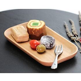 Mua KHAY GỖ DECOR  ĐĨA GỖ ĐỰNG ĐỒ ĂN DÙNG LÀM PHỤ KIỆN CHỤP ẢNH MÓN ĂN