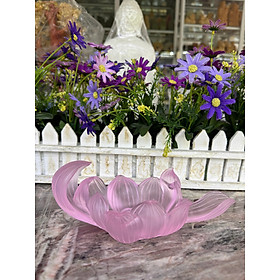Đế sen đá lưu ly nhiều màu - Dài 20cm