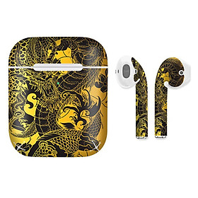 Miếng dán skin cho AirPods in hình Cá chép hóa rồng - CHR002