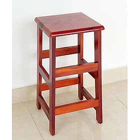 Mua Ghế Gỗ Mặt Vuông Cao 60cm Nhiều Màu Gia Công Tỉ Mỉ  Chất Gỗ Dày - Hàng VN Xuất Khẩu