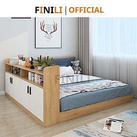 Mua  FREESHIP HỒ CHÍ MINH  Giường ngủ kết hợp tủ áo đầu giường hiện đại  tiết kiệm diện tích F772.5