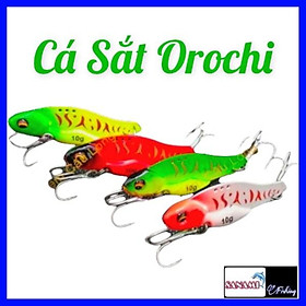 Mồi câu cá giả Orochi 5g 8g và 10g chuyên câu cá lóc sanami fishing