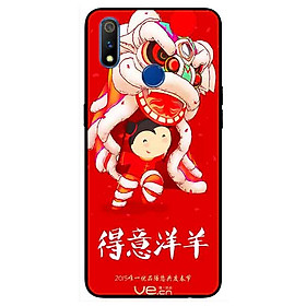 Ốp lưng in cho Realme 3 Pro Mẫu Múa Lân