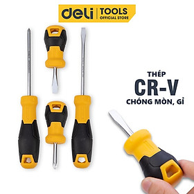 Mua Bộ 4 Chiếc Tua Vít Deli Cao Cấp - Dễ Dàng Sửa Chữa Trong Nhiều Trường Hợp - Chất Liệu Chống Mòn  Gỉ - DL3501