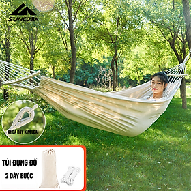 Võng vải canvas Suncojia chịu lực 200kg tiện lợi cho du lịch cắm trại sân vườn