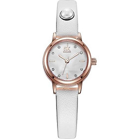 Đồng hồ nữ chính hãng Shengke K8011L-09 Trắng