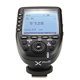 Bộ Kích Hoạt Đèn Flash Godox XproP Không Dây Tự Động Màn Hình HSS LCD Lớn Cho PENTAX K-1/ 645Z/ K70/ K50/ KP/ K-S2/ K-3II-Đen (2.4G)(1/8000s)