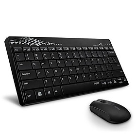 Set bàn phím và chuột không dây 8000 - Rapoo màu đen