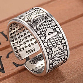 Mua Nhẫn khắc Om Mani Padme Hum Tây Tạng bình an và may mắn
