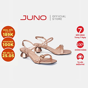 Giày Sandal Nữ 5cm Thời Trang Juno Quai Ngang Trang Trí Khóa SD05093