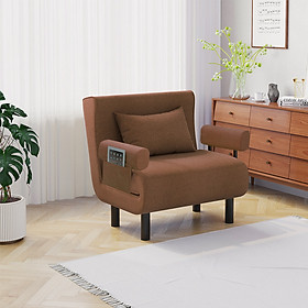 Ghế Sofa Đơn Hiện Đại Kết Hợp Túi Đựng Đồ Tiện Lợi Cho Phòng Khách Sang Trọng Và Tinh Tế, Sofa 1 Người Giá Rẻ