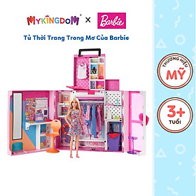 Đồ Chơi BARBIE Tủ Thời Trang Trong Mơ Của Barbie HGX57