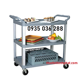 Mua Xe đẩy 3 tâng nhựa  xe đẩy phục vụ thức ăn