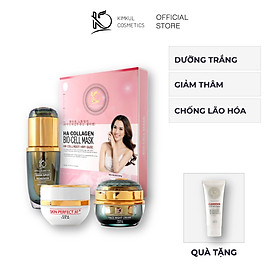 9 Bộ combo dưỡng da chuyên sâu Ngày & Đêm KimKul giúp dưỡng trắng da, xóa thâm nám, ngừa lão hóa