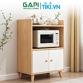 Mua Tủ  kệ lò vi sóng đa năng mẫu mới sang trọng thương hiệu GAPI chất liệu gỗ MDF phủ melamin. GP118B