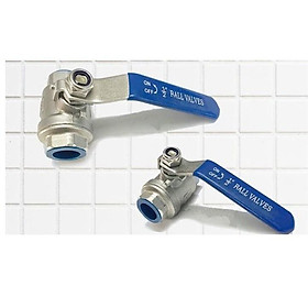 Mua van tay gạt bi 2 đầu ren trong inox (inox 316) DN8  DN10  DN15  DN20  DN25  Dn34