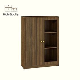 Mua  Happy Home Furniture  JOVIE  Tủ lưu trữ cửa kính 2 cánh mở   80cm x 32cm x 110cm ( DxRxC)  TCM_164