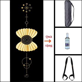 Thảm tập yoga chính hãng Yvonne, Sticky Venus (TẶNG KÈM 3 PHẦN QUÀ), dày 6mm bề mặt nhám, siêu bám, chống trơn trượt, ưa mồ hôi