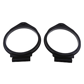 2Pieces 6.5 Inch Black Plastic Speaker Adapter Bracket Ring for Regal,Excelle,Cruze ,Lacrosse, opel