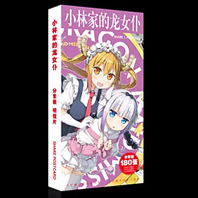 (BÌA NGẪU NHIÊN) Hộp ảnh POSTCARD mẫu mới HẦU GÁI RỒNG NHÀ KOBAYASHI anime