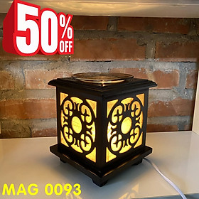 Mua Đèn xông tinh dầu điện bằng gỗ nhiều họa tiết - Bền Đẹp