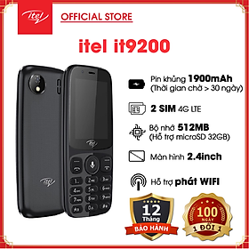 Điện thoại phổ thông itel it9200 2 sim 2 sóng 4G