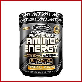 Thực phẩm bổ sung EAA MuscleTech Platinum Amino Energy - 30 lần dùng – Hỗ trợ tăng năng lượng, phục hồi và phát triển cơ bắp cho người tập luyện thể hình và thể thao – Thương hiệu MuscleTech USA - Nhập khẩu chính hãng