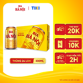 Bia Hà Nội - Thùng 24 lon 330ml