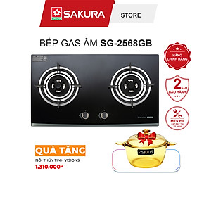   Bếp gas âm SAKURA SG-2568GB - Hàng chính hãng