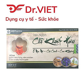 Viên ngậm Chỉ Khiết Hầu BIGFA, Hộp 3 vỉ x 10 viên ngậm