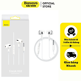 Mua Tai nghe có dây Baseus Encok H18 Wired Earphones 3.5mm - Hàng chính hãng